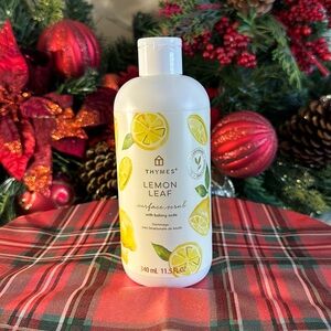 Thymes lemon leaf surface scrub 11.5 fl oz